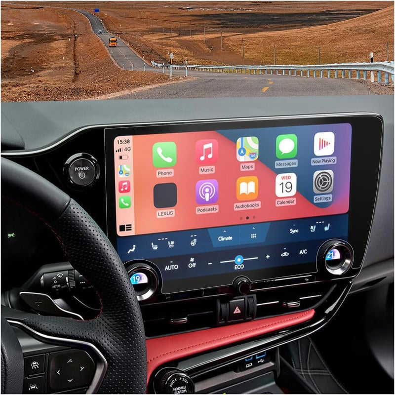 BSTW for 2025 Lexus NX 350 Screen Protector for 2022-2026 Lexus NX 250/350/350h Hybrid/450h+ PHEV 14-in Display for Lexus NX 350 Accessories Anti Glare Tempered Glass Protective Film (NX 14-In Matte) - Image 1